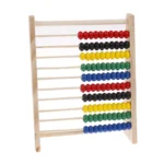 boulier en bois montessori pour apprendre a compter