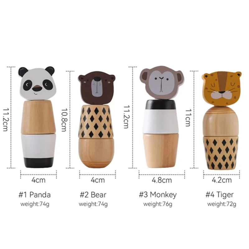 jeu en bois à visser montessori