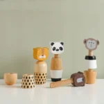 jeu en bois à visser montessori