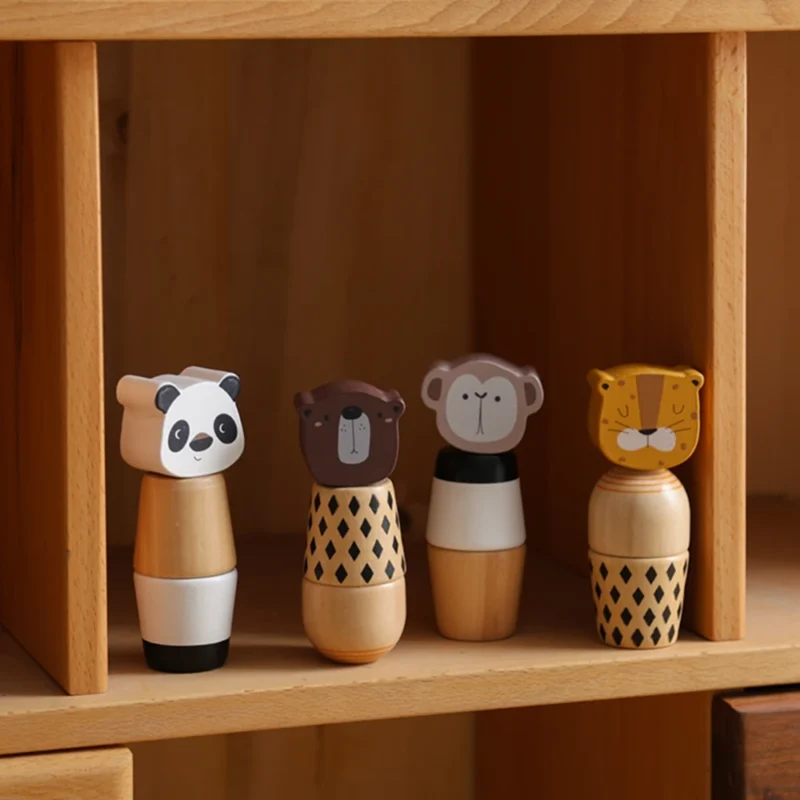 jeu en bois à visser montessori