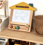 jouet en bois enfant 1 an planche magnetique