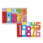 Puzzle numérique en 3D en bois