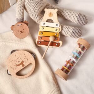 instrument de musique en bois montessori
