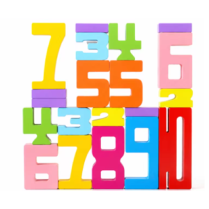 puzzle chiffres 3d en bois