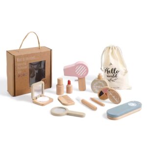 Set de maquillage en bois montessori