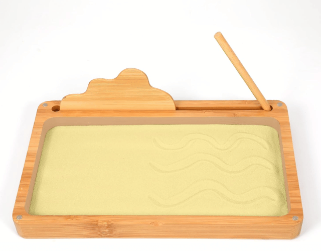 plateau d'écriture sur sable montessori
