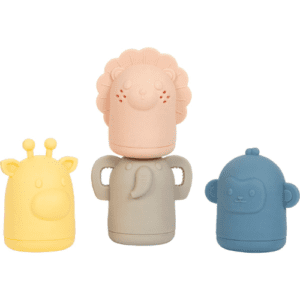 set de 4 jouets de bain aspergeurs en silicone