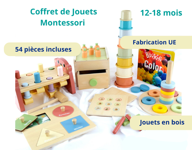 coffret montessori apprentissage 12 18 mois