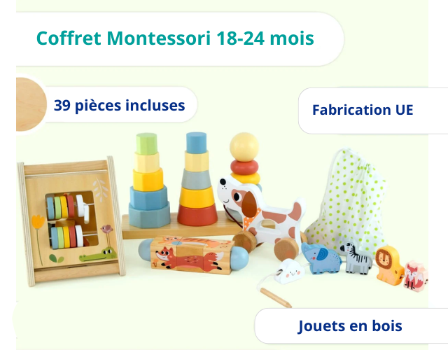 coffret cadeau montessori 18 24 mois développement