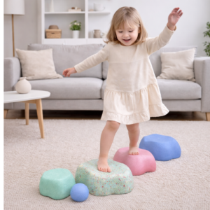 set de 5 dalles d'équilibre enfant motricité