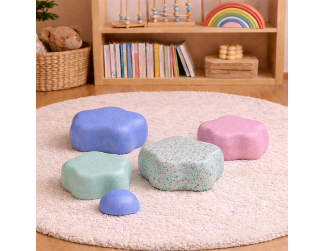 set de 5 dalles d'équilibre enfant motricité