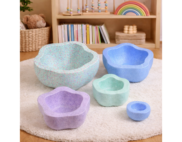 set de 5 dalles d'équilibre enfant motricité
