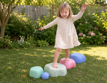 Parcours D'équilibre Enfants 20 Pièces GOPLUS - Obstacles Colorés, Antidérapants, Pour 4 Enfants Dès 3 Ans - Intérieur Et Extérieur Tapis De Motricité
