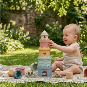 chateau à empiler en silicone