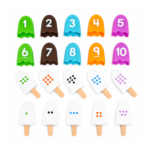 Jeu de comptage mathématique Glaces