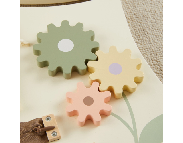 busy board montessori xxl – tableau d’activités géant chouette