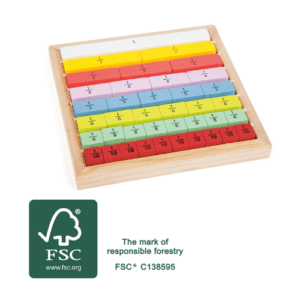 cadre de fraction montessori