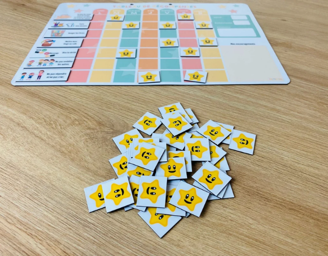 tableau de récompenses magnétique enfant
