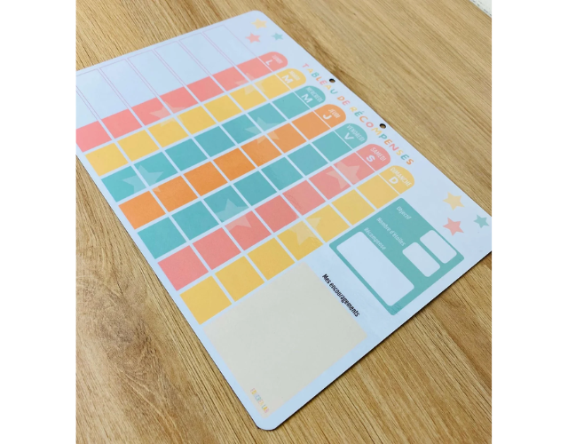 tableau de récompenses — tableau magnétique évolutif spécial rentrée