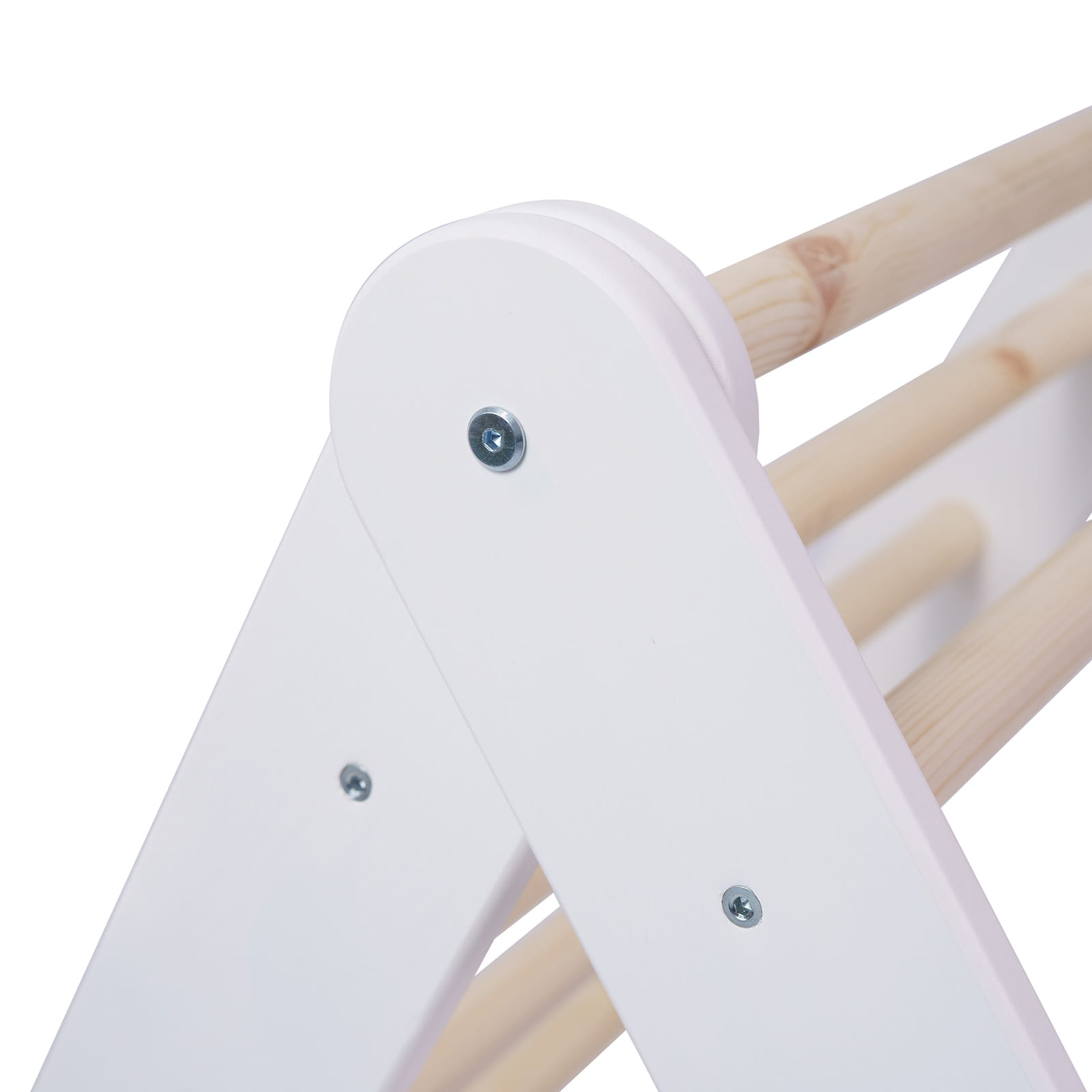 wooden pikler climbing ladder white