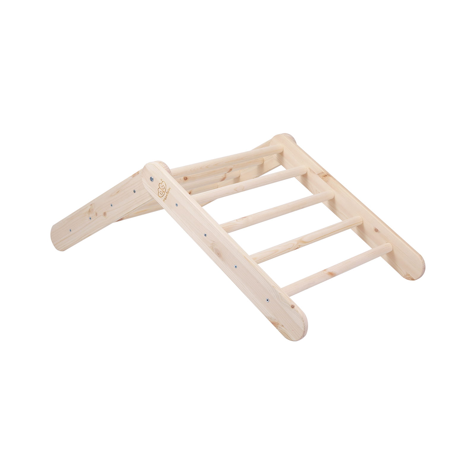 wooden pikler climbing ladder natural wood