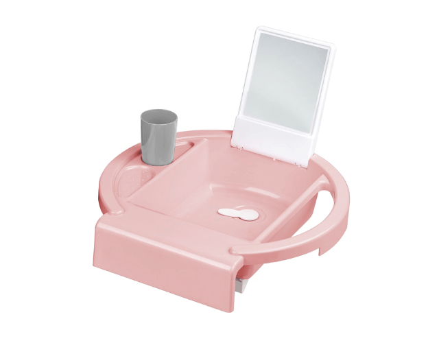 lavabo enfant fixation baignoire blanc