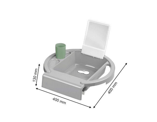 lavabo enfant fixation baignoire blanc