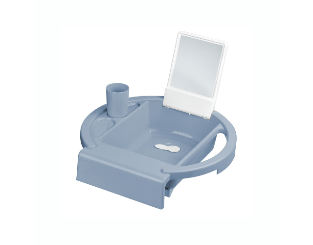 lavabo enfant fixation baignoire blanc