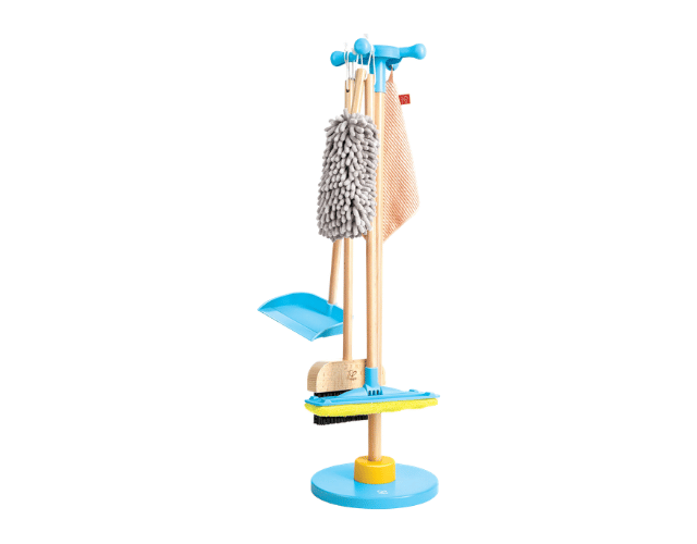 set de nettoyage enfant | balai, balayette et serpillière