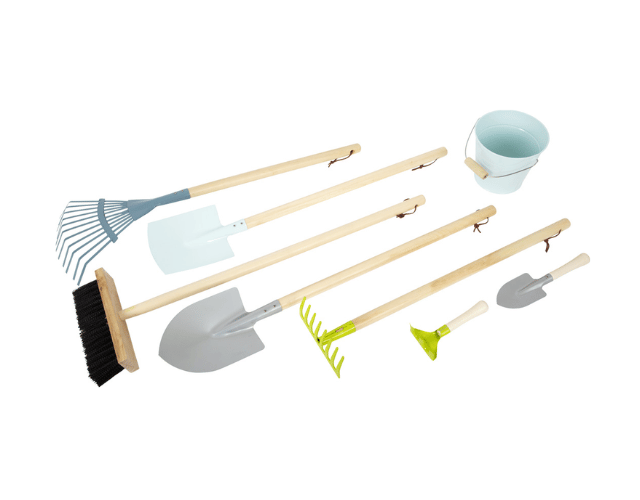 grand set d'outils de jardin 8 pièces