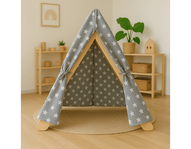 tente en tissu pour triangle de pikler