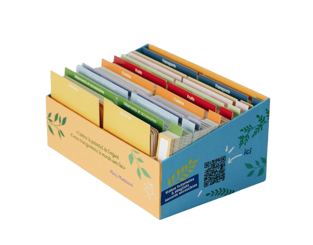 cartes de nomenclature montessori – giga mondy – 200 mots