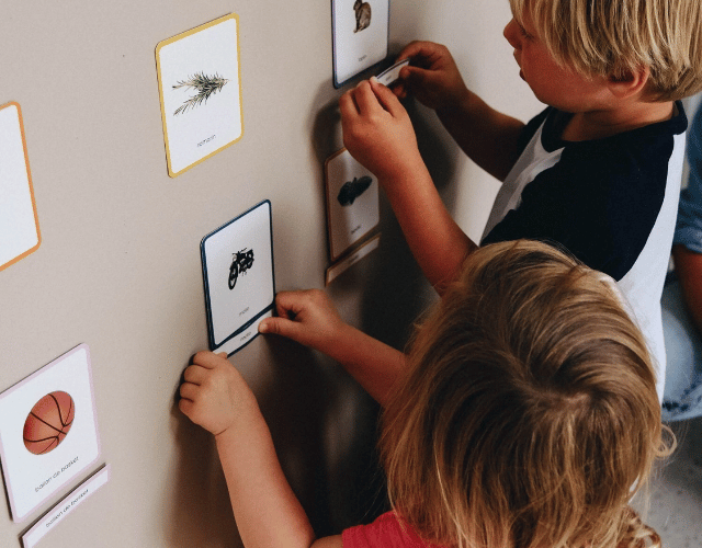 cartes de nomenclature montessori – giga mondy – 200 mots