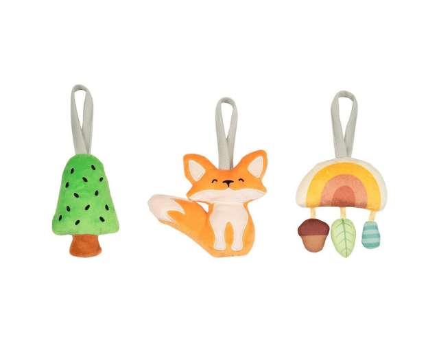 busykids montessori baby gym with hanging toys